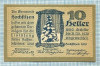 1950 BANCNOTA NOTGELD - AUSTRIA - 10 HELLER - anul 1920 -SERIA FARA -EROARE DE TIPAR-starea care se vede