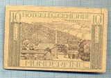 1947 BANCNOTA NOTGELD - AUSTRIA - 10 HELLER - anul 1920 ? -SERIA FARA -starea care se vede