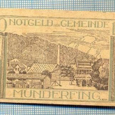 1947 BANCNOTA NOTGELD - AUSTRIA - 10 HELLER - anul 1920 ? -SERIA FARA -starea care se vede