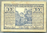 1909 BANCNOTA NOTGELD - AUSTRIA - 10 HELLER - anul 1920 -SERIA FARA -starea care se vede