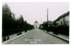 2053 - TARGU JIU, Str. Eroilor- old postcard, real FOTO - unused foto