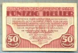 1914 BANCNOTA NOTGELD - AUSTRIA - 50 HELLER - anul 1920 -SERIA FARA -starea care se vede