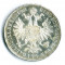 AUSTRIA 1 FLORIN 1861 A AUNC ARGINT