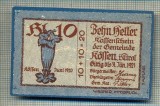 1928 BANCNOTA NOTGELD - AUSTRIA - 10 HELLER - anul 1921 -SERIA FARA -starea care se vede