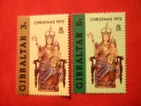 Serie -Craciun 1972 Gibraltar , 2 val.