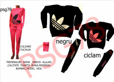 TRENINGURI DAMA ADIDAS ,MODEL NOU , MATERIAL BUMBAC ,CALITATE FOARTE BUNA , LIVRARE GRATUITA foto