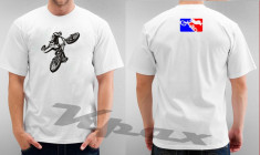 Tricou BMX Biker Rider sporturi extreme bicicleta Tricks street bumbac 100% foto