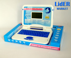 Mini laptop de jucarie pentru copii cu 80 de aplicatii in limba Romana si Engleza foto