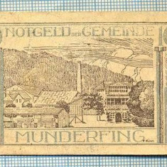 1944 BANCNOTA NOTGELD - AUSTRIA - 10 HELLER - anul 1920 ? -SERIA FARA -starea care se vede