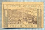 1930 BANCNOTA NOTGELD - AUSTRIA - 10 HELLER - anul 1920? -SERIA FARA -starea care se vede