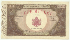 ROMANIA 10000 10.000 LEI 20 decembrie 1945 XF [2] foto