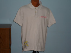 TRICOU TIP POLO ED HARDY 100% ORIGINAL 100% BUMBAC MARIMEA L foto