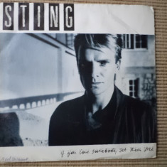 Sting If You Love Somebody Set Them Free 1985 disc single vinyl muzica pop rock
