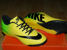 Adidasi Nike Mercurial VICTORY IV Model 2014 Fotbal galben/verde foto