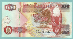 ZAMBIA 50 KWACHA 2008 UNC [1] foto