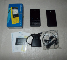 Vand Nokia Asha 210 BLACK, Pachet Complet IMPECABIL foto