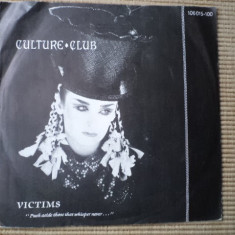 Culture Club Victims 1983 disc single 7" vinyl muzica synth pop soul virgin VG+
