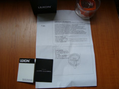 ceas LEXON model SPRING XL Design by Lexon Studio foto