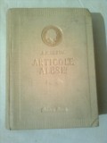 ARTICOLE ALESE ~ A.N. SEROV