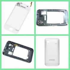 Carcasa geam fata sticla touchscreen digitizer touch screen mijloc miez corp capac baterie capac spate capac acumulator Samsung S5830 GalAxy Ace foto