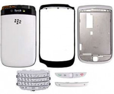 Carcasa BlackBerry 9800 Torch - Alba foto
