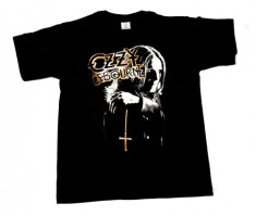 Tricou Ozzy Osborne - logo galben foto