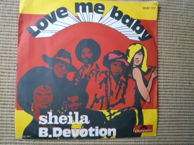 Sheila B. Devotion love me baby disc single vinyl muzica pop disco funk 1977 VG+