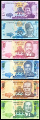 MALAWI ? SET COMPLET ? 20+50+100+200+500+1000 Kwacha ? 2012 ? UNC ? necirculata foto