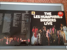 THE LES HUMPHRIES SINGERS - LIVE -2LP SETBOX- (1975/ DECCA REC/RFG) - DISC VINIL foto