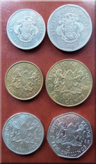 Colectie Kenya - Seychelles: Lot 6 Monede Diferite - Stare Excelenta! foto