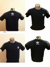 TRICOU ADIDAS. BUMBAC. T-shirt adidas. Culoare Negru + Alb sau Alb + Negru. M, L, XL, XXL.Fotografii reale. foto