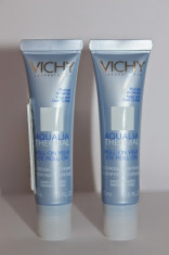 Vichy Aqualia Thermal Roll-on contur ochi originala crema ochi + baza machiaj foto