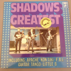 SHADOWS - GREATEST (1975 /EMI REC/ RFG ) - DISC VINIL/VINYL/IMPECABIL/RAR