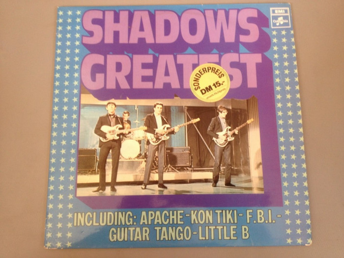 SHADOWS - GREATEST (1975 /EMI REC/ RFG ) - DISC VINIL/VINYL/IMPECABIL/RAR