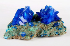 Calkantit , roca de colectie ( flori de mina , roci , minerale , cristale ) foto