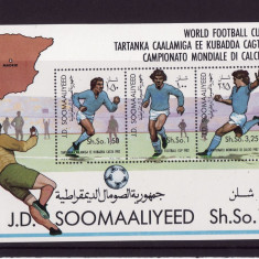 SOMALIA 1982 FOTBAL CUPA MONDIALA COTA MICHEL 15 EURO