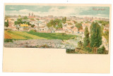 1500 - BUCURESTI, Panorama, Litho - old postcard - unused, Necirculata, Printata
