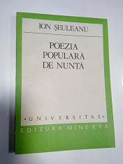 POEZIA POPULARA DE NUNTA - ION SEULEANU foto