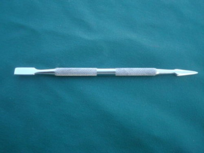 instrument metalic de manichiura pedichiura, cu 2 capete, cod IS02 foto