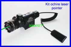 Sistem de Ochire LASER VERDE- Laser Pointer - Vanatoare , Airsoft foto