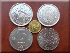 Colectie Mari Dimensiuni - Lot 4 monede diferite - NECIRCULATE! foto