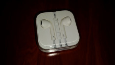 Apple EarPods Casti originale cu microfon pentru iPad si iPhone 5S 5C 5 4S 4 3GS 3G handsfree NOI sigilate foto