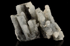 Zeolith Apophyllite MM Quartz ( flori de mina , roci , minerale , cristale ) foto