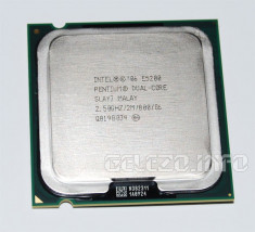 INTEL DUAL CORE E5200 2.5 GHZ , 775, 2.5GHZ, 2 MB + PASTA + GARANTIE 12 LUNI foto