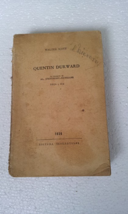 QUENTIN DURWARD - WALTER SCOTT