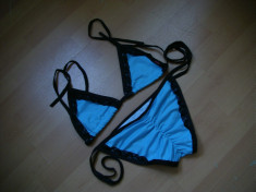 Costum de baie femei 2 piese model nou 2014 blue summer bikini foto