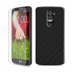 LG G2 folie de protectie carcasa 3M carbon negru (incl. folie display) foto