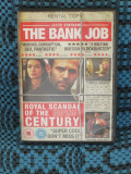 THE BANK JOB (cu JASON STATHAM) - film DVD (original din ANGLIA, in stare IMPECABILA!!!), Engleza