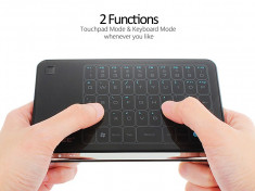 Mini tastatura LOFREE MT-200 2.4Ghz Wireless 2 in 1 Mouse Touchpad Smart TV Box Android IOS Apple ! Livrare Gratuita ! foto