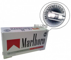 Tuburi MARLBORO RED CU CARBON ACTIV 200 tuburi / cutie, pentru injectat tutun, tigari foto